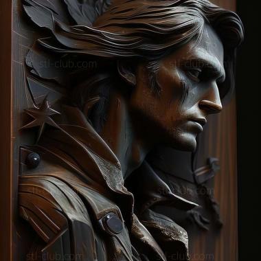 3D model Jeremy Mann American artist (STL)